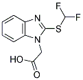 [2-[(DIFLUOROMETHYL)THIO]-1H-BENZIMIDAZOL-1-YL]ACETIC ACID CAS#: 872319-77-2