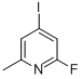 2-FLUORO-4-IODO-6-PICOLINE CAS#: 884494-45-5
