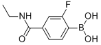 2-FLUORO-4-(N-ETHYLAMINOCARBONYL)PHENYLBORONIC ACID CAS#: 874289-29-9
