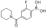 2-FLUORO-4-(PIPERIDINE-1-CARBONYL)PHENYLBORONIC ACID CAS#: 874289-26-6