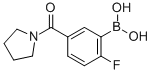 2-FLUORO-5-(PYRROLIDINE-1-CARBONYL)PHENYLBORONIC ACID CAS#: 874289-42-6