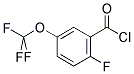 2-FLUORO-5-(TRIFLUOROMETHOXY)BENZOYL CHLORIDE CAS#: 886497-89-8