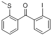 2-IODO-2'-THIOMETHYLBENZOPHENONE CAS#: 890098-51-8