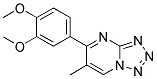 2-METHOXY-4-(6-METHYL[1,2,3,4]TETRAAZOLO[1,5-A]PYRIMIDIN-5-YL)PHENYL METHYL ETHER CAS#: 861206-28-2
