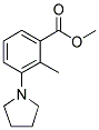 2-METHYL-3-PYRROLIDIN-1-YL-BENZOIC ACID METHYL ESTER CAS#: 886497-20-7