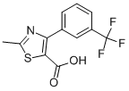2-METHYL-4-[3-(TRIFLUOROMETHYL)PHENYL]-5-THIAZOLECARBOXYLIC ACID CAS#: 887267-79-0