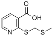 2-METHYLSULFANYLMETHYLSULFANYL-NICOTINIC ACID CAS#: 864685-01-8