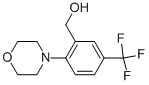 [2-MORPHOLINO-5-(TRIFLUOROMETHYL)PHENYL]METHANOL CAS#: 886851-51-0