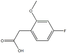 2-Methoxy-4-fluorophenylacetic acid CAS#: 886498-61-9