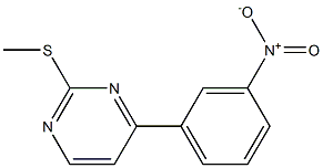 2-(Methylthio)-4-(3-nitrophenyl)pyriMidine CAS#: 883054-85-1