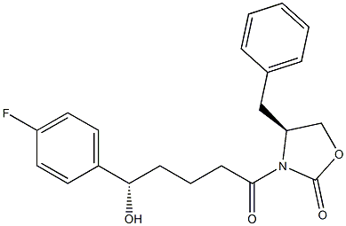 2-Oxazolidinone,3-[(5S)-5-(4-fluorophenyl)-5-hydroxy-1-oxopentyl]-4-(phenylmethyl)-,(4S)- CAS#: 852148-49-3