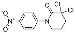 2-Piperidinone, 3,3-dichloro-1-(4-nitrophenyl)- CAS#: 881386-01-2