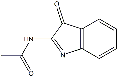 2-Pseudoindol-3-ol,  2-(acetylimino)-  (2CI) CAS#: 871889-77-9