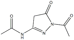 2-Pyrazolin-5-one,  3-acetamido-1-acetyl-  (5CI) CAS#: 857183-80-3