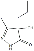 2-Pyrazolin-5-one, 4-hydroxy-3-methyl-4-propyl- (5CI) CAS#: 857987-41-8