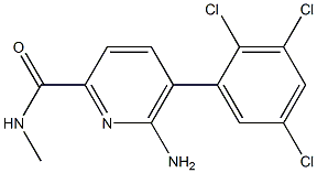 2-PyridinecarboxaMide, 6-aMino-N-Methyl-5-(2,3,5-trichlorophenyl)- CAS#: 875051-72-2
