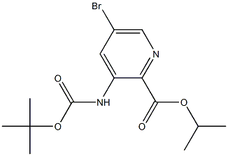 2-Pyridinecarboxylic acid,5-bromo-3-[[(1,1-dimethylethoxy)carbonyl]amino]-, 1-methylethyl ester CAS#: 863444-51-3