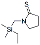 2-Pyrrolidinethione,  1-[(ethyldimethylsilyl)methyl]- CAS#: 872415-85-5