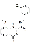 2-Quinazolinecarboxamide,  1,4-dihydro-8-methoxy-N-[(3-methoxyphenyl)methyl]-4-oxo-  (9CI) CAS#: 869294-79-1