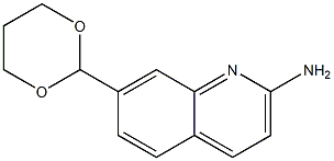 2-Quinolinamine,7-(1,3-dioxan-2-yl)-(9CI) CAS#: 863549-16-0