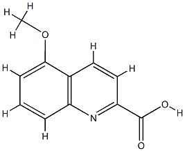 2-Quinolinecarboxylicacid,5-methoxy-(9CI) CAS#: 852402-70-1