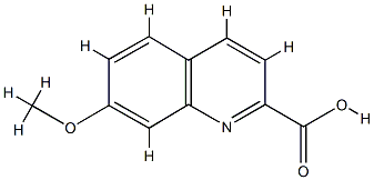 2-Quinolinecarboxylicacid,7-methoxy-(9CI) CAS#: 852402-71-2