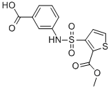 2-THIOPHENECARBOXYLIC ACID, 3-[[(3-CARBOXYPHENYL)AMINO]SULFONYL]-, 2-METHYL ESTER CAS#: 850635-49-3