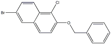 2-(benzyloxy)-6-bromo-1-chloronaphthalene CAS#: 887343-51-3
