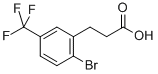 2-bromo-5-(trifluoromethyl)-benzenepropanoic acid CAS#: 869725-56-4