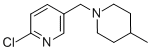 2-chloro-5-[(4-methylpiperidin-1-yl)methyl]pyridine CAS#: 861211-48-5