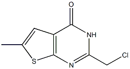 2-(chloromethyl)-6-methylthieno[2,3-d]pyrimidin-4(3H)-one(SALTDATA: FREE) CAS#: 878699-59-3