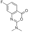 2-(dimethylamino)-7-fluoro-4H-3,1-benzoxazin-4-one CAS#: 866143-02-4