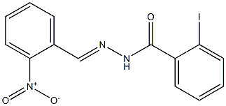 2-iodo-N'-(2-nitrobenzylidene)benzohydrazide CAS#: 871331-27-0