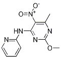 (2-methoxy-6-methyl-5-nitro-pyrimidin-4-yl)-[2]pyridyl-amine CAS#: 874495-11-1