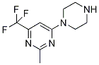 2-methyl-4-piperazin-1-yl-6-(trifluoromethyl)pyrimidine(SALTDATA: FREE) CAS#: 893752-50-6
