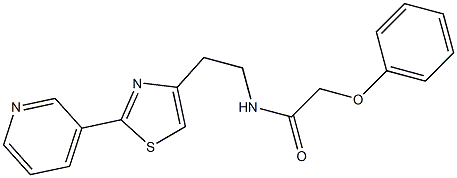 2-phenoxy-N-(2-(2-(pyridin-3-yl)thiazol-4-yl)ethyl)acetamide CAS#: 863513-52-4