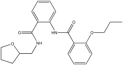2-propoxy-N-(2-{[(tetrahydro-2-furanylmethyl)amino]carbonyl}phenyl)benzamide CAS#: 880559-25-1