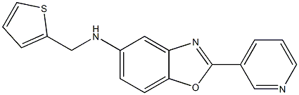 2-(pyridin-3-yl)-N-(thiophen-2-ylmethyl)-1,3-benzoxazol-5-amine CAS#: 881446-11-3