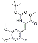 2-[(tert-Butoxycarbonyl)amino]-3-(2-fluoro-4,5-dimethoxyphenyl)-2-propanoic Acid Methyl Ester CAS#: 853759-47-4