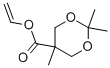 2,2,5-Trimethyl-1,3-dioxane-5-carboxylic Acid Ethenyl Ester CAS#: 865860-80-6