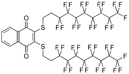 2,3-BIS(1H,1H,2H,2H-PERFLUORODECYLTHIO)-1,4-NAPHTHOQUINONE CAS#: 883516-22-1
