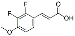 2,3-DIFLUORO-4-METHOXYCINNAMIC ACID CAS#: 886499-79-2