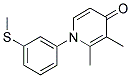 2,3-DIMETHYL-1-[3-(METHYLSULFANYL)PHENYL]-4(1H)-PYRIDINONE CAS#: 861210-59-5