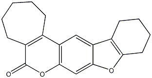 2,3,4,5,10,11,12,13-octahydrobenzofuro[3,2-g]cyclohepta[c]chromen-6(1H)-one CAS#: 858750-09-1