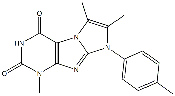 2,3,7-Trimethyl-1-p-tolyl-1H,7H-1,3a,5,7,8-pentaaza-cyclopenta[a]indene-4,6-dione CAS#: 879466-53-2