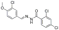 2,4-DICHLORO-N'-[(3-CHLORO-4-METHOXYPHENYL)METHYLENE]BENZENECARBOHYDRAZIDE CAS#: 861207-71-8