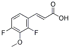 2,4-DIFLUORO-3-METHOXYCINNAMIC ACID CAS#: 886499-22-5