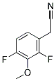 2,4-DIFLUORO-3-METHOXYPHENYLACETONITRILE CAS#: 886499-36-1