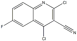 2,4-Dichloro-6-fluoro-3-quinolinecarbonitrile CAS#: 881313-89-9