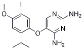 2,4-PyriMidinediaMine, 5-[5-iodo-4-Methoxy-2-(1-Methylethyl)phenoxy]- CAS#: 865305-30-2